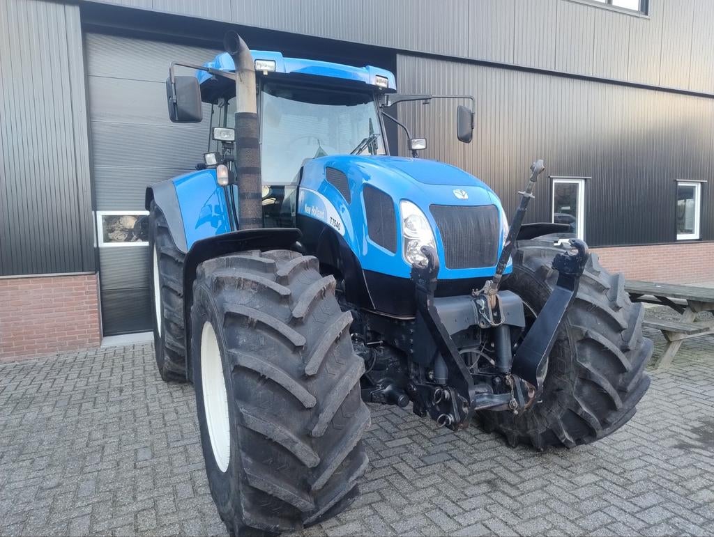 Zeer nette New Holland T7540 nw banden!       Case CVX Steyr, Ophalen of Verzenden, Gebruikt, Meer dan 160 Pk, New Holland