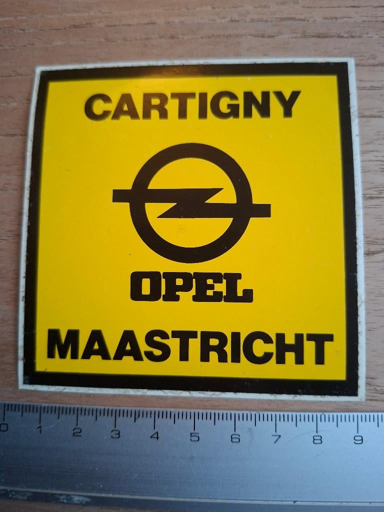 Sticker opel Maastricht, Ophalen of Verzenden, Zo goed als nieuw, Auto of Motor