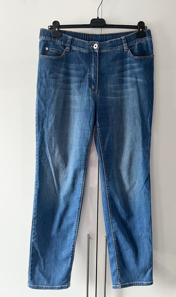 🌷Vlotte stretch jeans broek van Samoon by Gerry Weber 42 44, Kleding | Dames, Maat 42/44 (L), Zo goed als nieuw, Samoon, Lang
