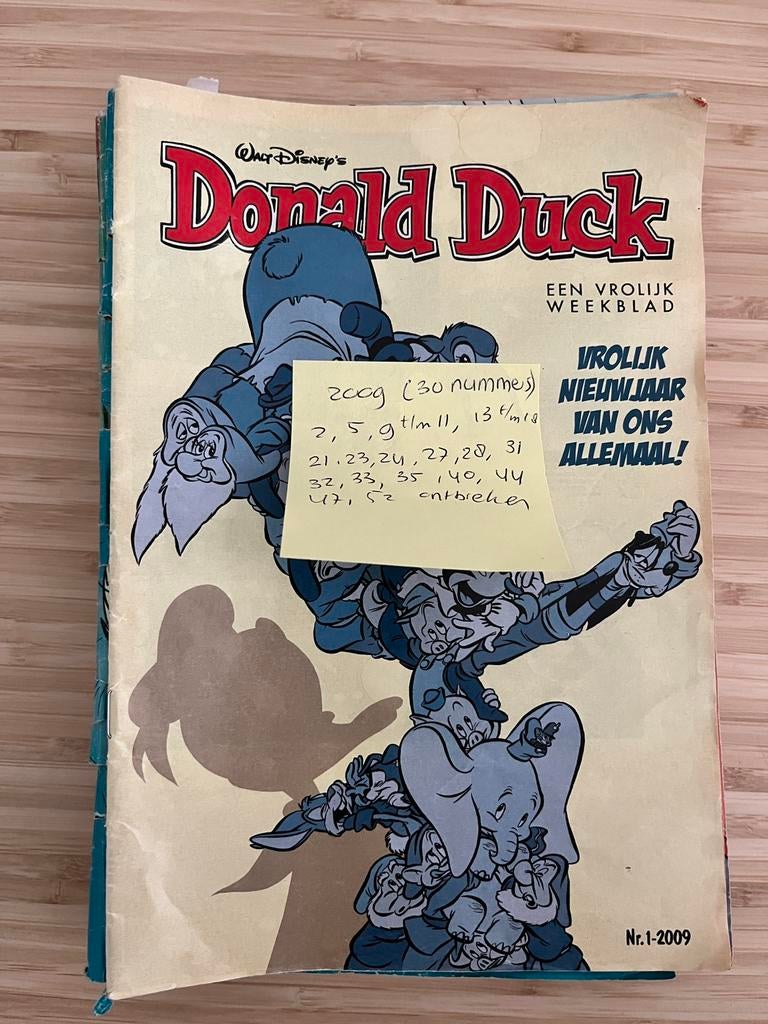 Donald duck jaargang 2009, Verzamelen, Tijdschriften, Kranten en Knipsels, Ophalen, 1980 tot heden, Tijdschrift