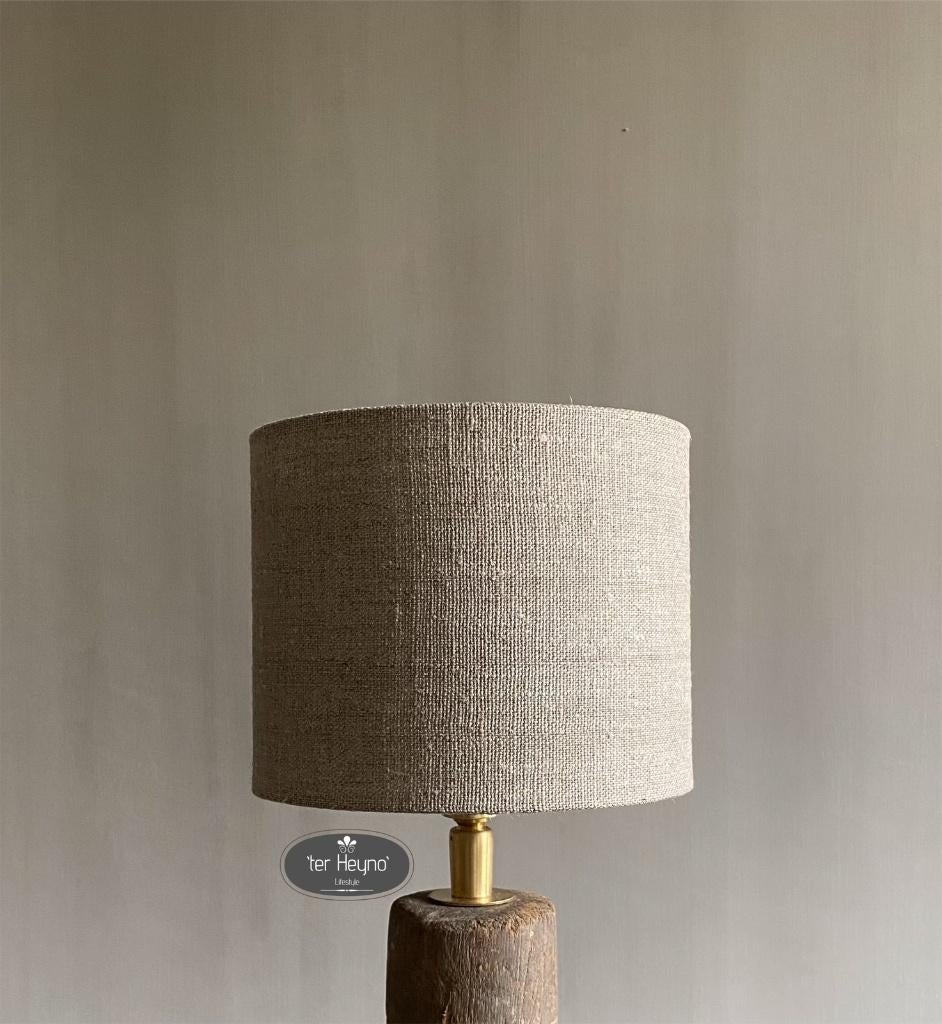 Lampenkap Linnen 15 cm Aura Peeperkorn stoer sober landelijk