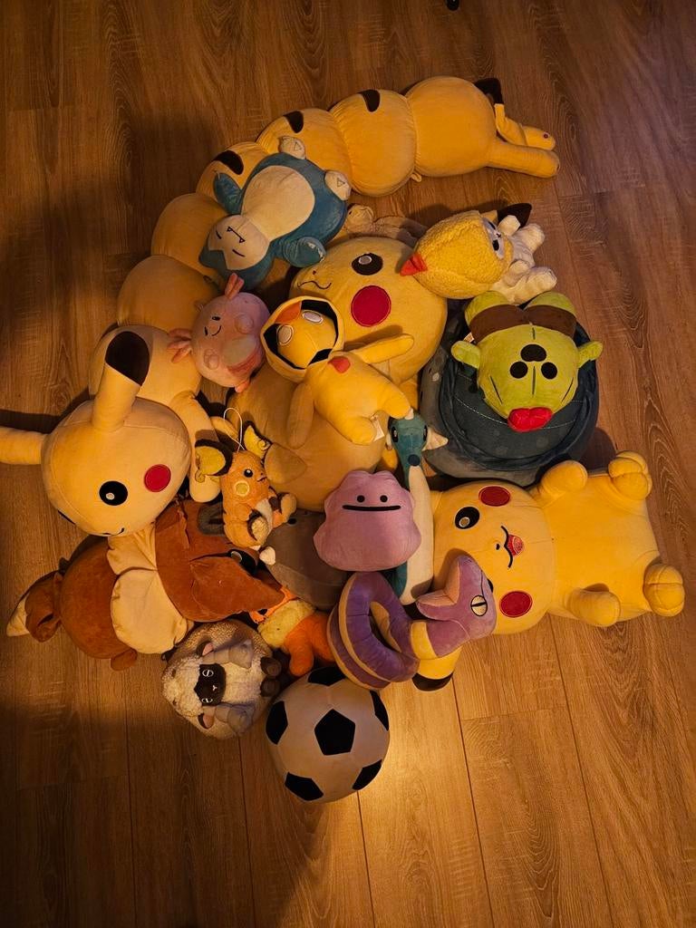 Pokemon knuffels groot en klein, Ophalen of Verzenden, Zo goed als nieuw, Overige typen
