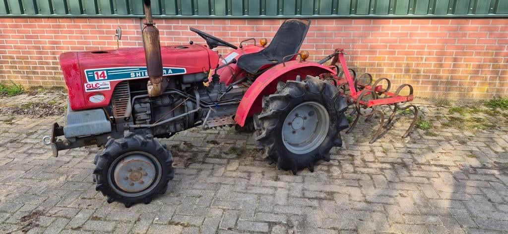 Shibaura 14 pk minitractor 4x4, Gebruikt, Tot 2500, Tot 80 Pk, Ophalen