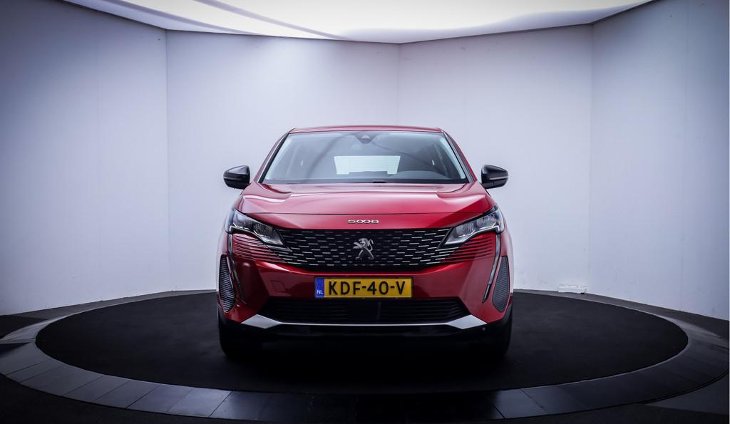 Peugeot 5008 1.2T 7p ESSENCE PACK FULL LED | NAVI | 360 CAM, Stof, Gebruikt, Zwart, 1199 cc