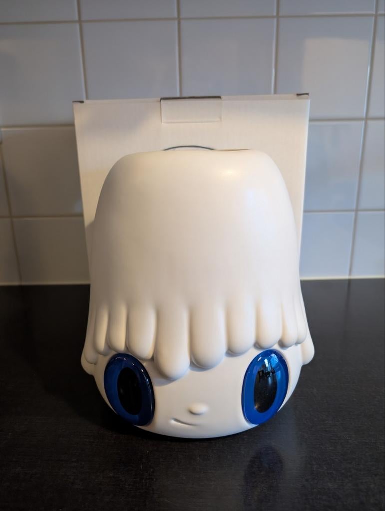 Javier Calleja Pot Pop Top White Flower Vase (Blue Eyes), Ophalen of Verzenden