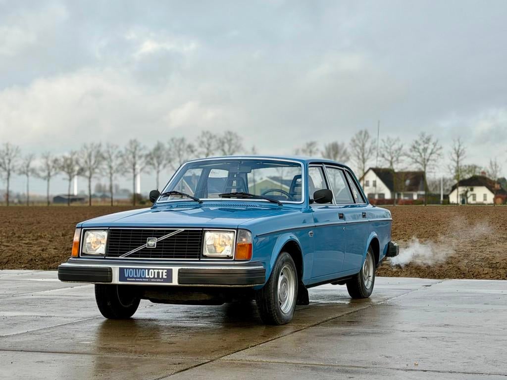 Volvo 244 DL, Gebruikt, Overige modellen, Blauw, Origineel Nederlands