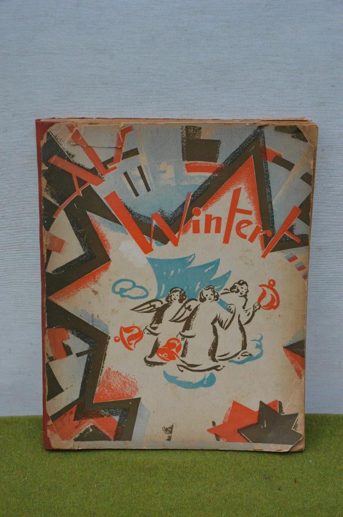 antiek boek van Anton Pieck: Als het wintert uit 1935, 112bl, Ophalen of Verzenden, Gelezen, Anton Pieck