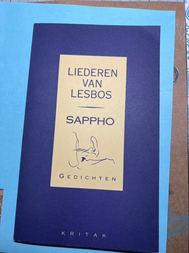 Liederen van Lesbos - Sappho, Boeken, Ophalen of Verzenden, Gelezen, Eén auteur