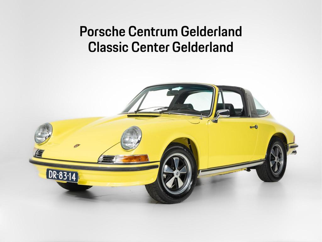 Porsche 911 S 2.4 Targa Ölklappe, Auto's, Zwart, Cabriolet, 4 stoelen, 2341 cc