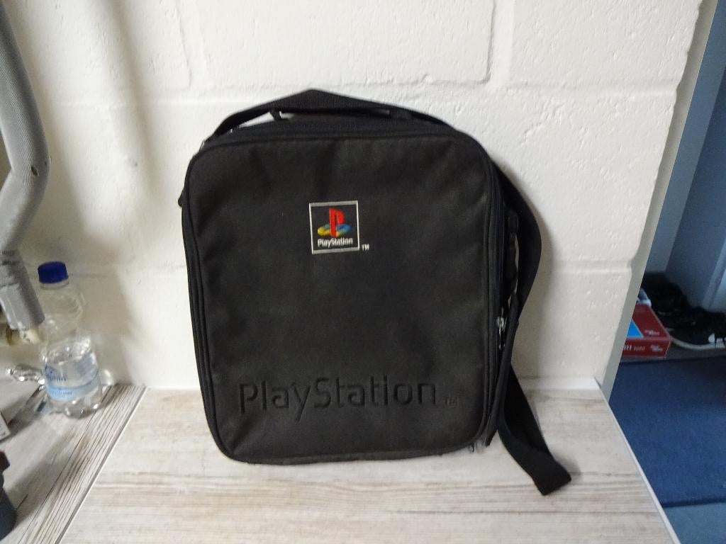 Vintage Sony Playstation opbergtas in mooie tas, Ophalen of Verzenden, Zo goed als nieuw