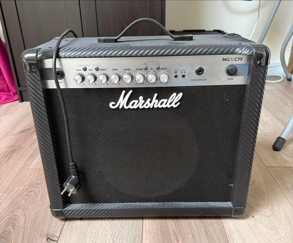 Marshall MG30CFX Gitaarversterker - Zeer netjes, Muziek en Instrumenten, Versterkers | Bas en Gitaar, Ophalen of Verzenden, Zo goed als nieuw