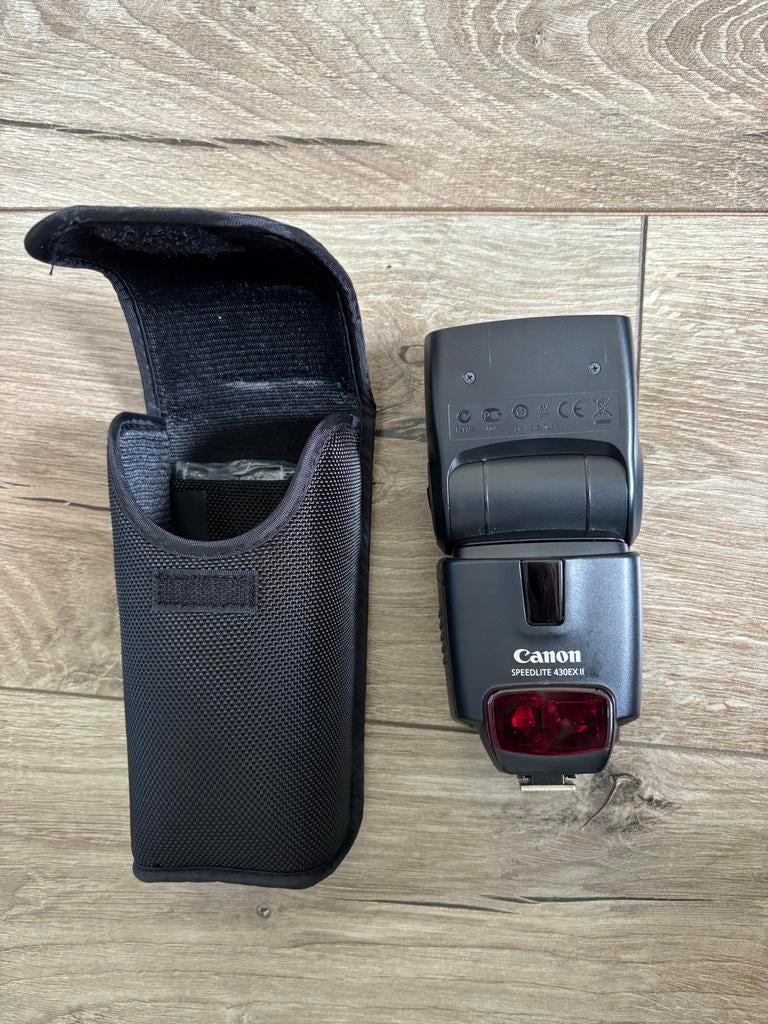 Canon flitsset met accessoires - Speedlite 430EX II, Audio, Tv en Foto, Fotografie | Flitsers, Ophalen of Verzenden, Zo goed als nieuw