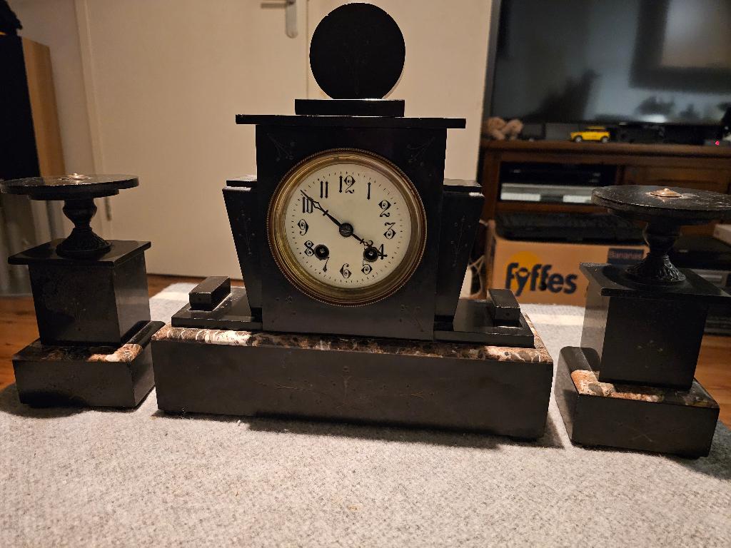 Franse schoorsteenklok periode 1880-1890, Antiek en Kunst, Ophalen