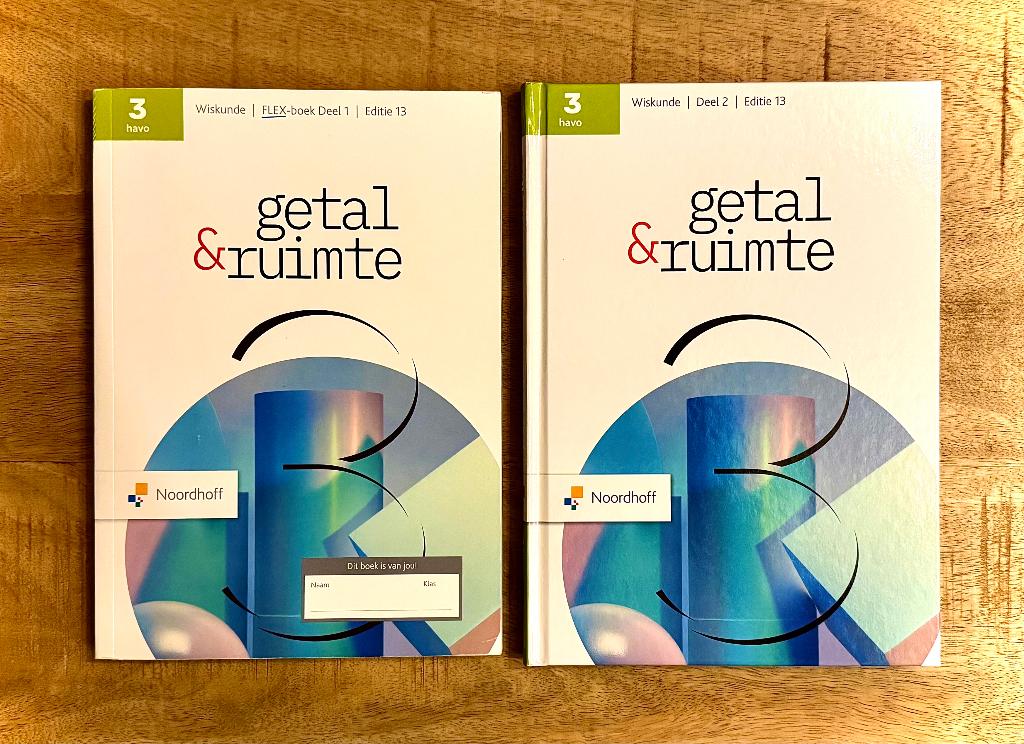 Getal & Ruimte 3 HAVO Deel 1 en 2. Wiskunde 13e editie., Ophalen, Wiskunde B, Noordhoff Uitgevers, HAVO