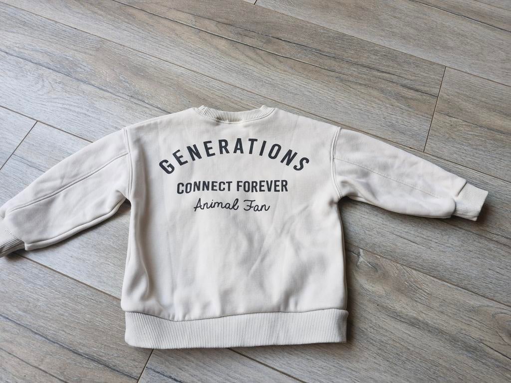 Creme generation trui Met pinguin Maat 92, Meisje, Trui of Vest, Onbekend, Ophalen of Verzenden