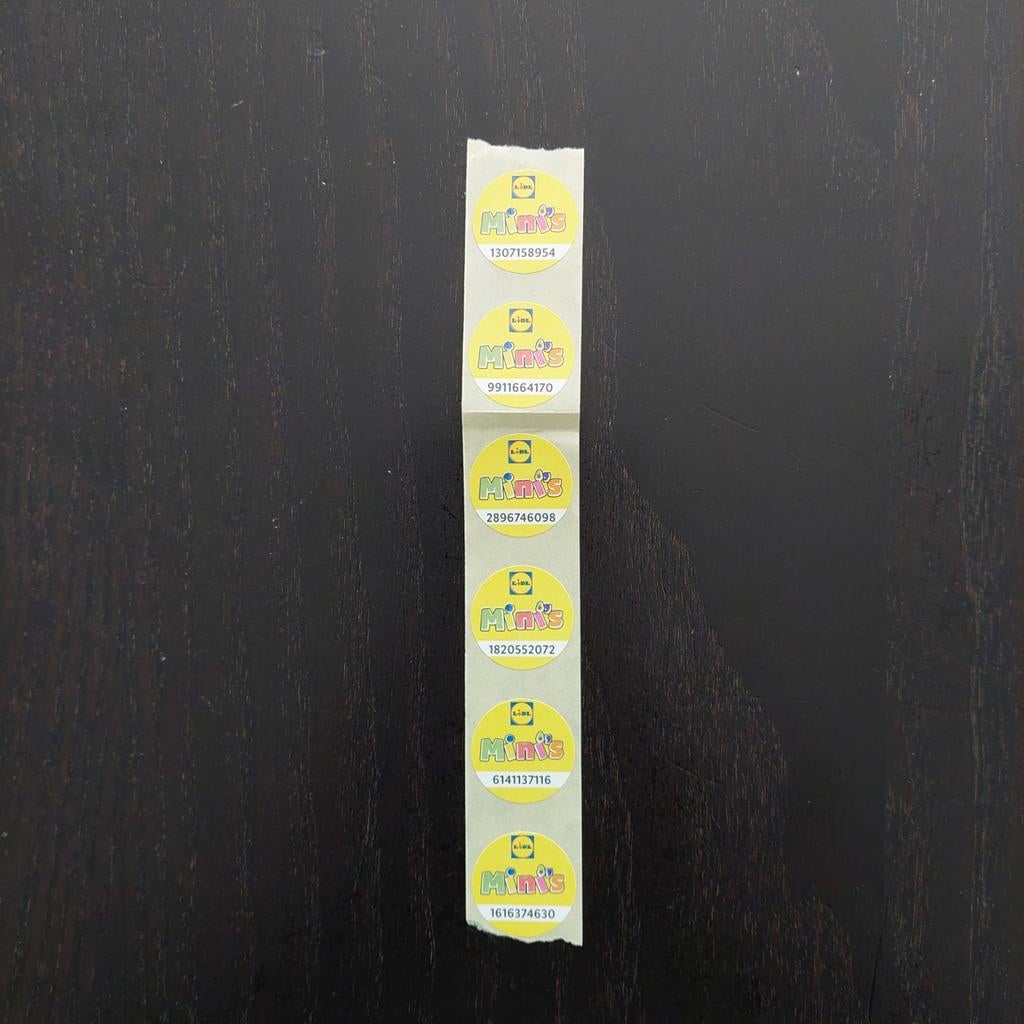 6x zegel Lidl Mini's 2026 spaarkaart, Hobby en Vrije tijd, Ophalen of Verzenden, Winkel, Super of Benzinepomp, Zegels, Bonnen of Punten