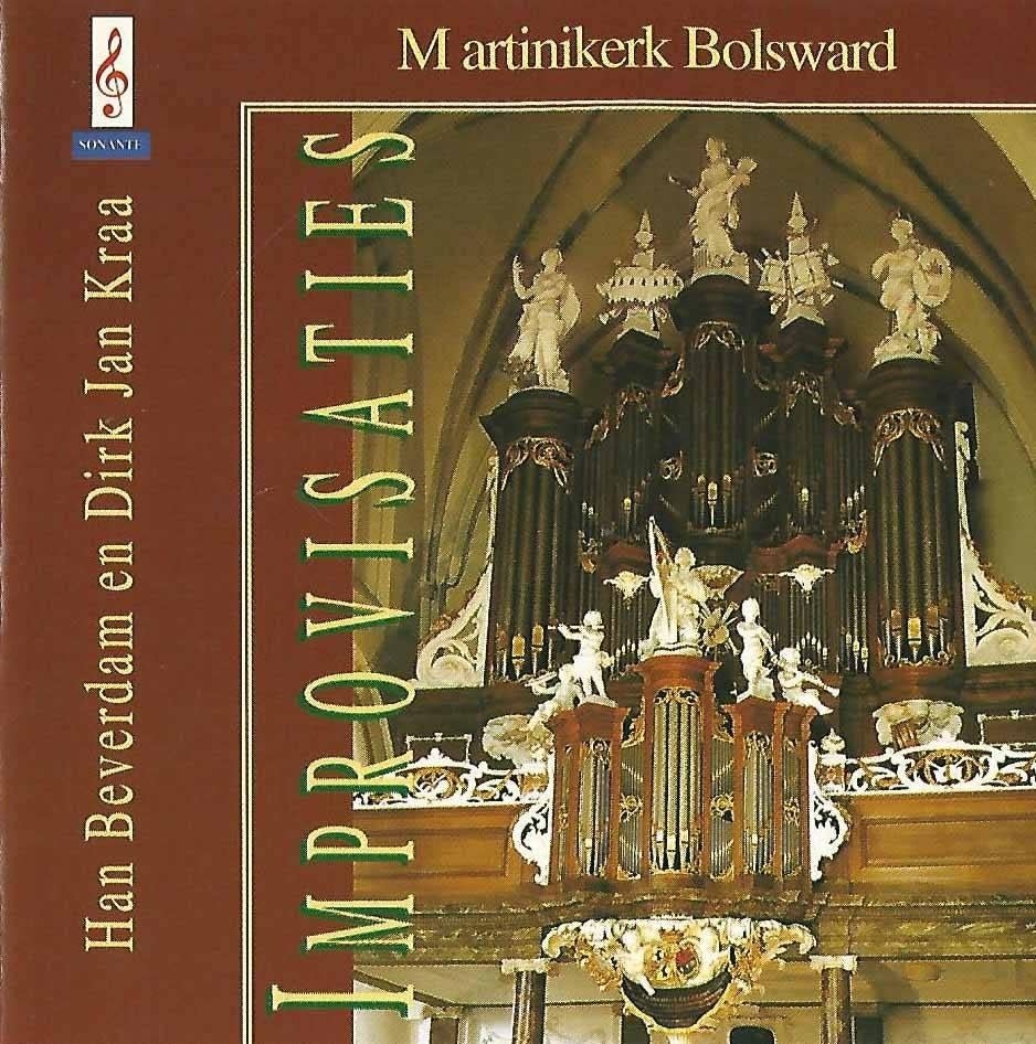 OrgelCD: Han Beverdam en Dirk Jan Kraa - Improvisaties, Ophalen of Verzenden, Zo goed als nieuw, Koren of Klassiek