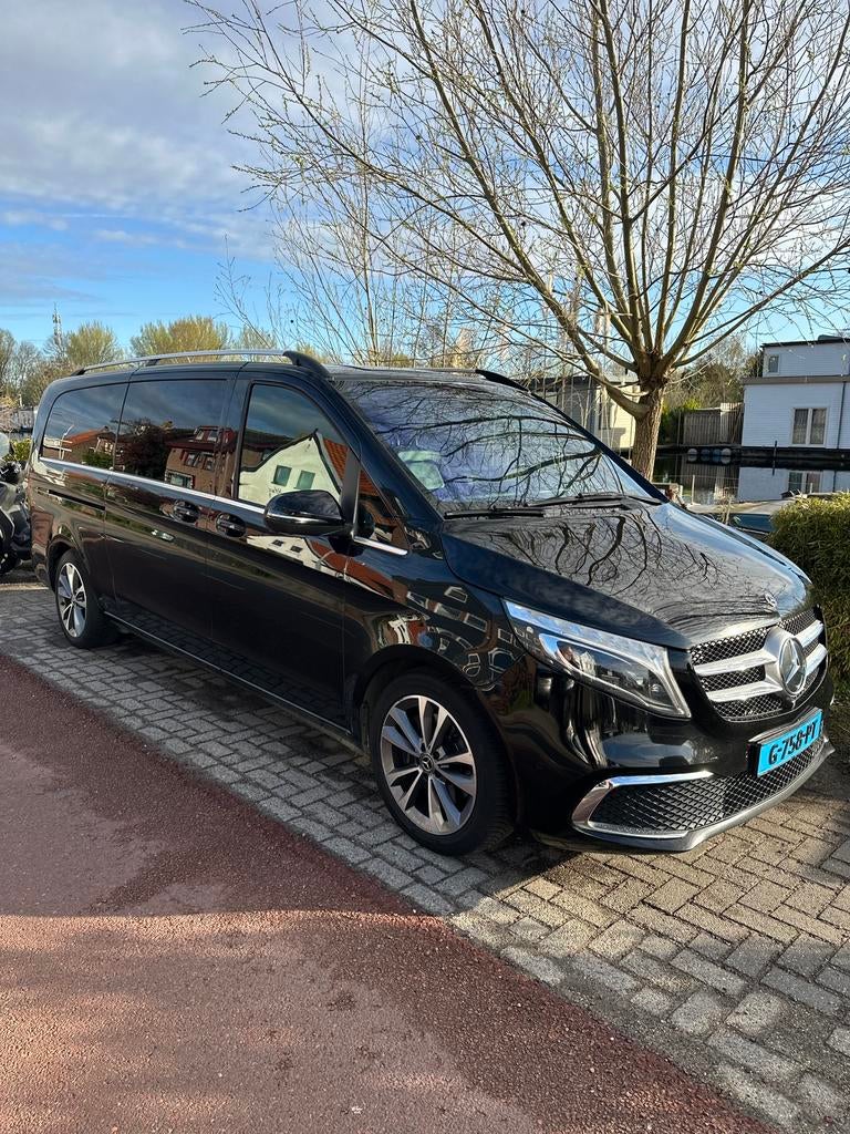 Mercedes-Benz V-Klasse 250 Extra Lang V250 L3 2019, Auto's, Bluetooth, Achterwielaandrijving, Zwart, Diesel