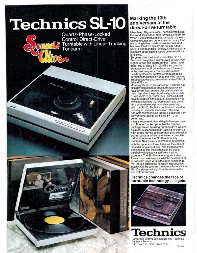 Technics SL10 Quartz DD tangentiaal uniek verticaal spelend!, Audio, Tv en Foto, Platenspelers, Automatisch, Refurbished, Ophalen of Verzenden