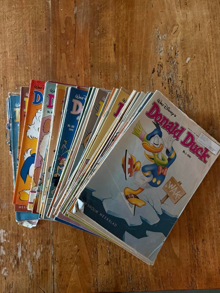 Donald Duck Jaargang 1991 Compleet - Voldoende Staat, Boeken, Tijdschriften en Kranten, Ophalen of Verzenden, Gelezen, Overige typen