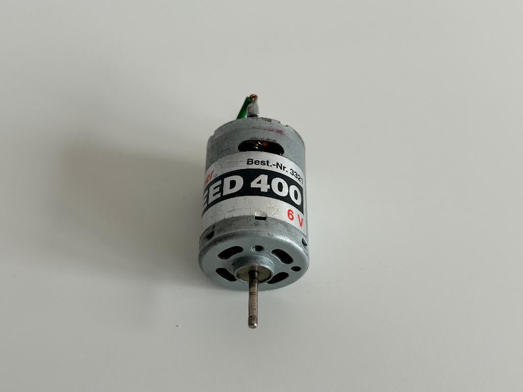 Graupner 3321 Speed 400 6v elektromotor rc, Ophalen of Verzenden, Gebruikt, Overige schalen, Onderdeel