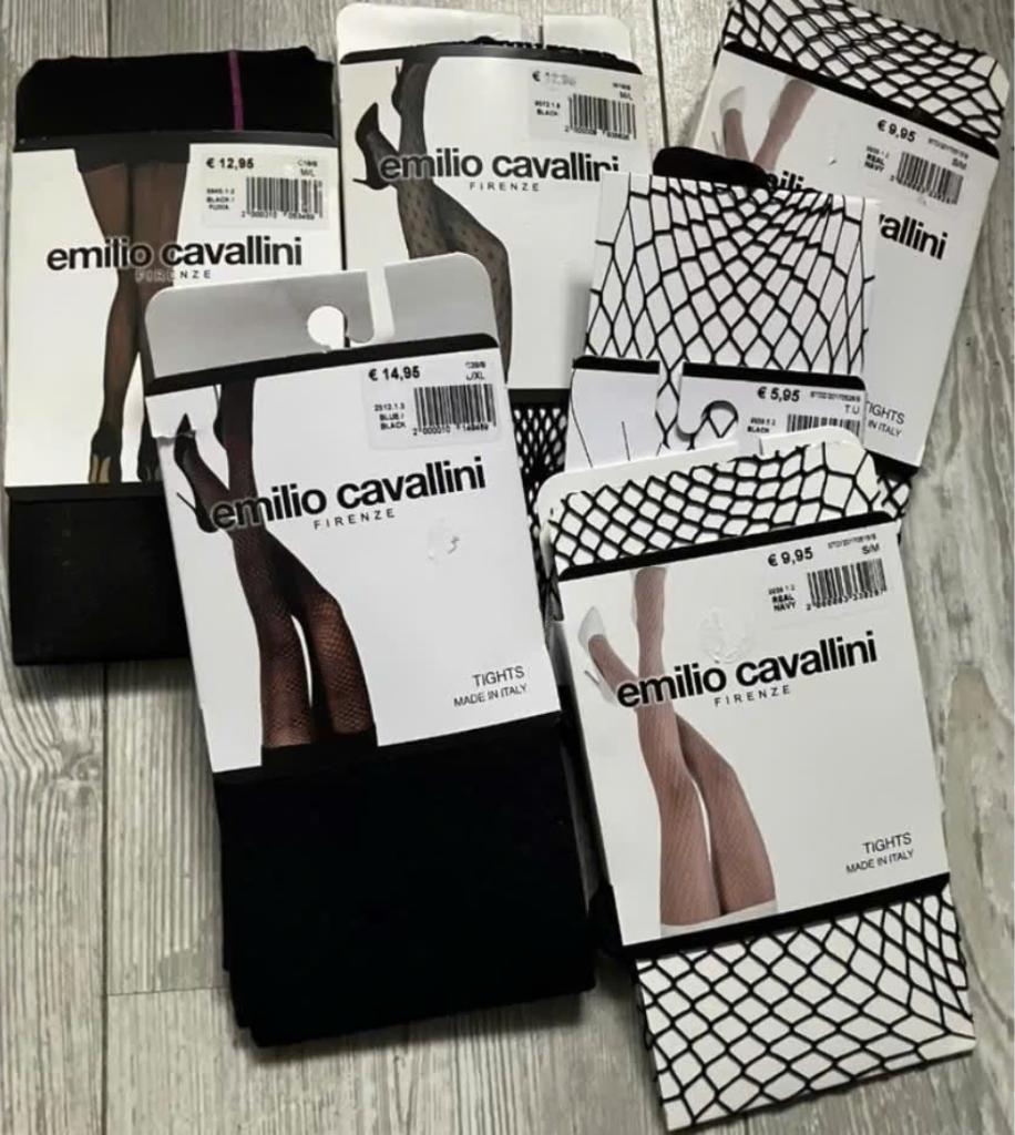 partij Emilio Cavallini panty's, Zwart, Nieuw, Overige maten, Ophalen of Verzenden