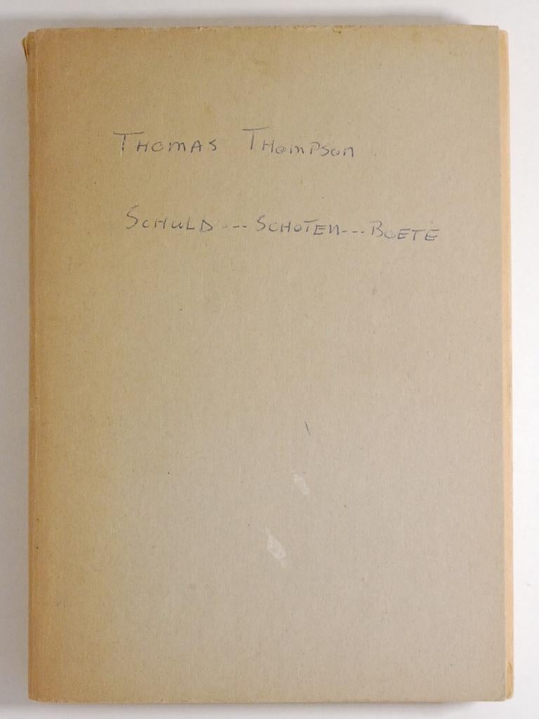 Schuld ... schoten ... boete - Thomas Thompson (1966), Verzenden, Gelezen