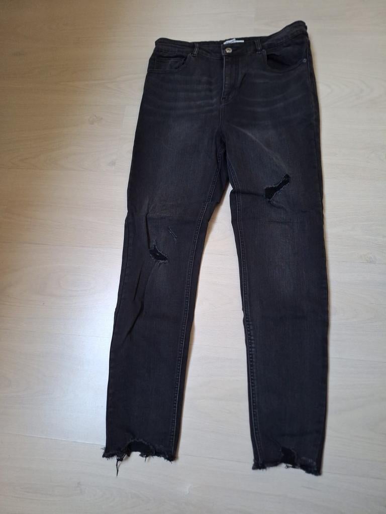 Zwarte jeans Pull&Bear maat 42, Zwart, Ophalen of Verzenden, Zo goed als nieuw, Pull & Bear