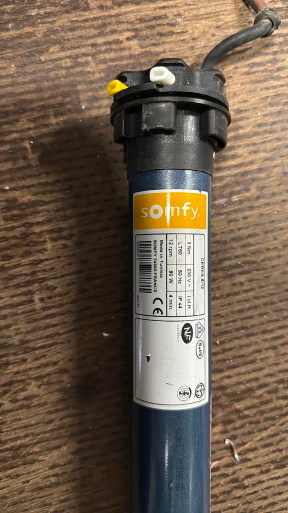 Somfy Buismoter 8 nm, 150 tot 300 cm, Ophalen of Verzenden, Gebruikt, Elektrisch