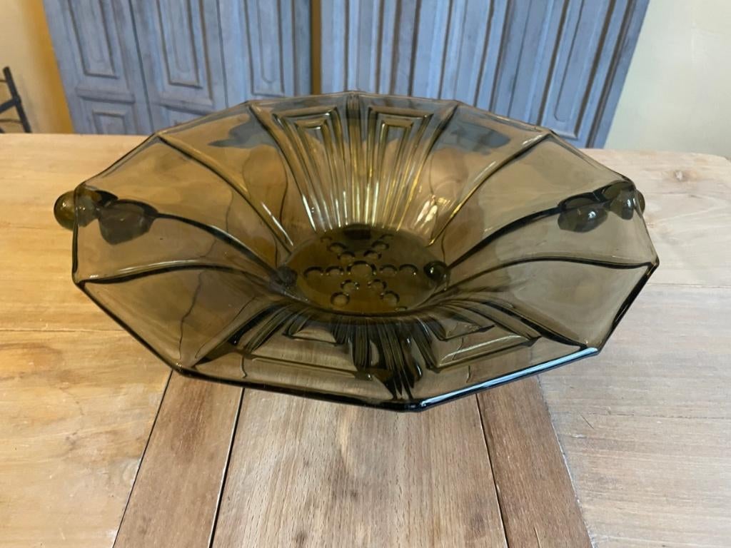 Schaal Fruitschaal Art Deco 1930 Frans, Ophalen of Verzenden