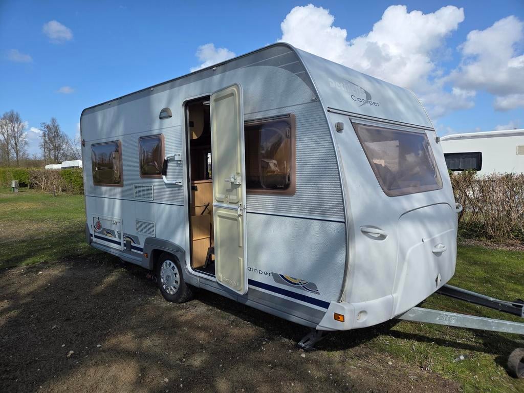 Caravan Detleffs Camper 430db,  2003, Caravans en Kamperen, Caravans, Bedrijf, tot en met 4, 750 - 1000 kg, Treinzit, Dethleffs
