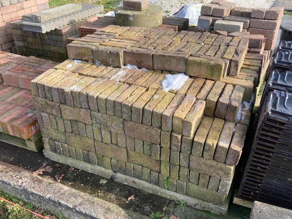 Geel /rood handvorm metselstenen, Ophalen of Verzenden, Nieuw, Bakstenen