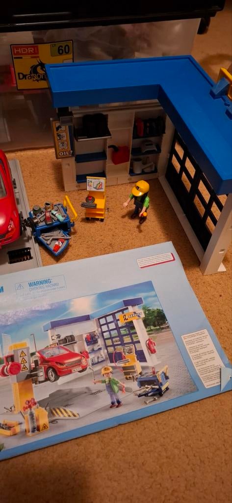 Playmobil Autogarage 70202 - Zo goed als nieuw, Ophalen of Verzenden