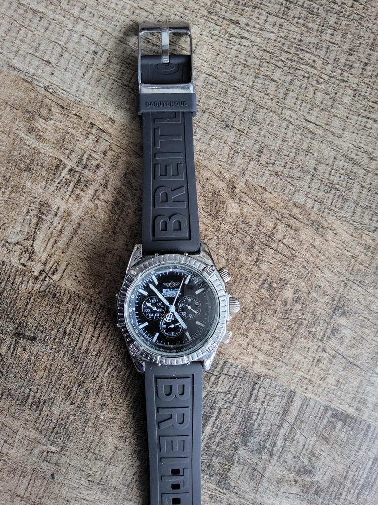 Breitling Chronograaf Heren Horloge, Sieraden, Tassen en Uiterlijk, Horloges | Heren, Ophalen of Verzenden