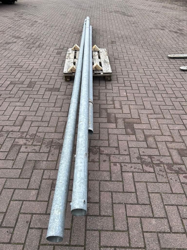 Gegalvaniseerde metalen palen - zendmast, Doe-het-zelf en Verbouw, Ophalen of Verzenden, Gebruikt, IJzer
