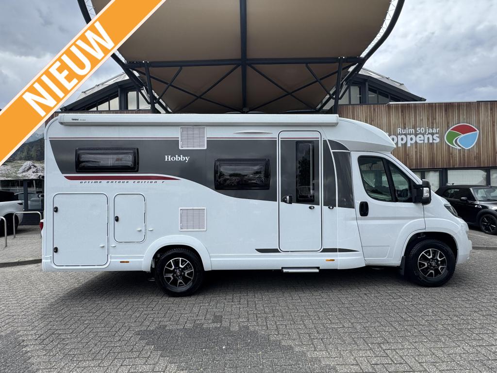 Hobby On Tour Edition 65 VGE LEVELSYSTEEM E&P, Koelkast, Standaard zit, Ringverwarming, Fiat