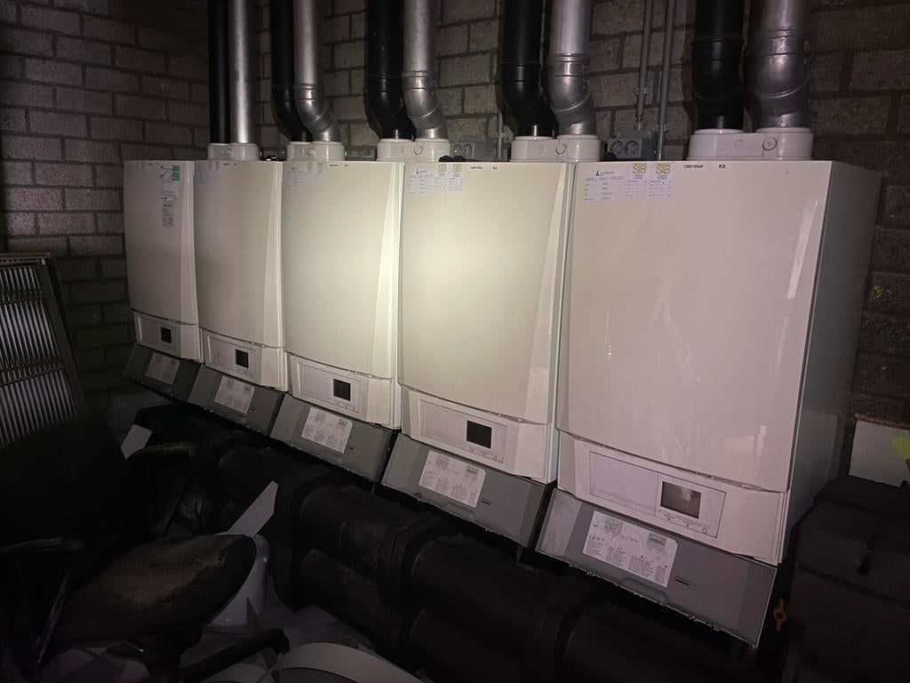 Remeha quinta pro 115 cascade set, 5 stuks!, Ophalen, Gebruikt, Hoog rendement (Hr), Cv-ketel of Combi-ketel