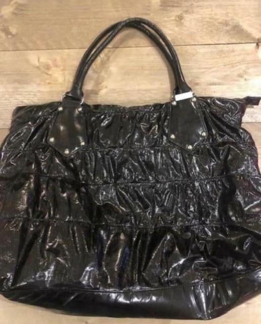 NIEUW! Damestas zwart lak Friis Company met rits, Sieraden, Tassen en Uiterlijk, Tassen | Schoudertassen, Ophalen of Verzenden