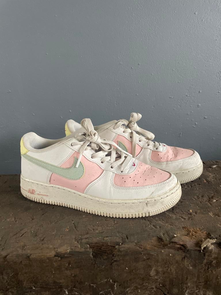 Nike Air Force 1 - Maat 40 - Gedragen - Goede staat, Ophalen of Verzenden, Gedragen, Wit, Sneakers of Gympen