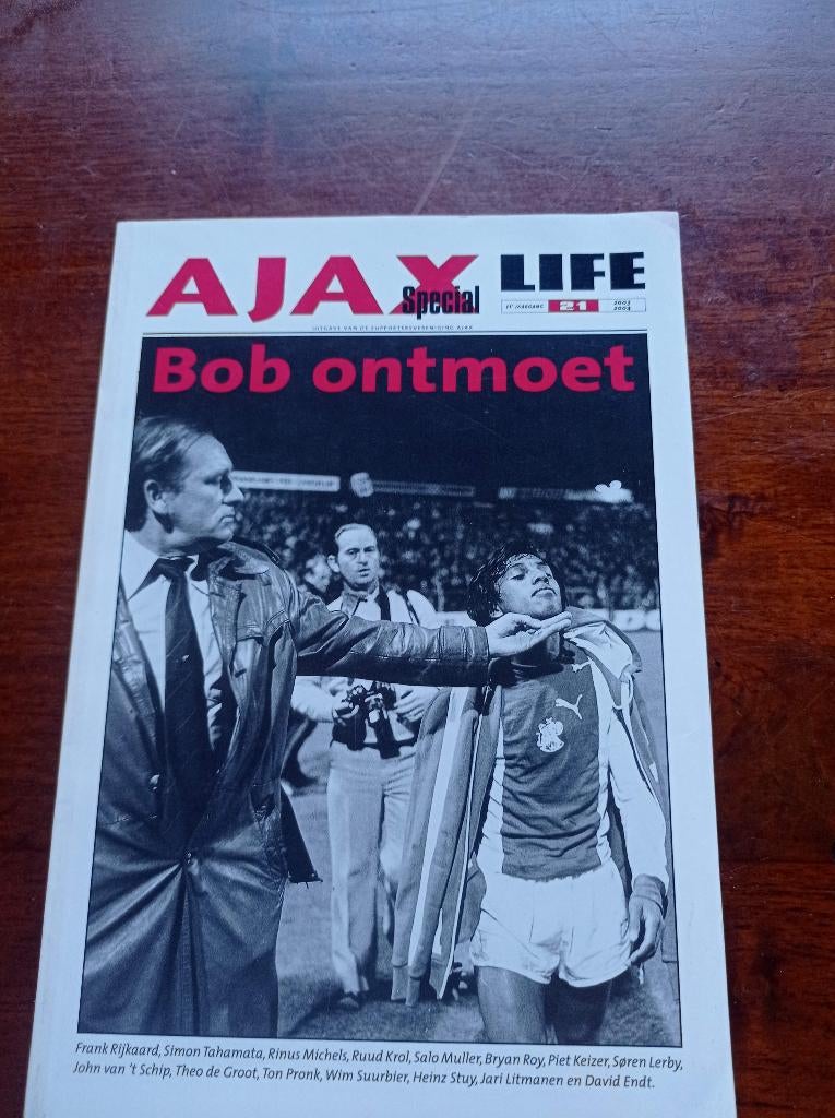 AJAX Life special Bobby Haarms Rijkaard Litmanen Krol boek, Ophalen of Verzenden, Zo goed als nieuw, Ajax, Boek of Tijdschrift