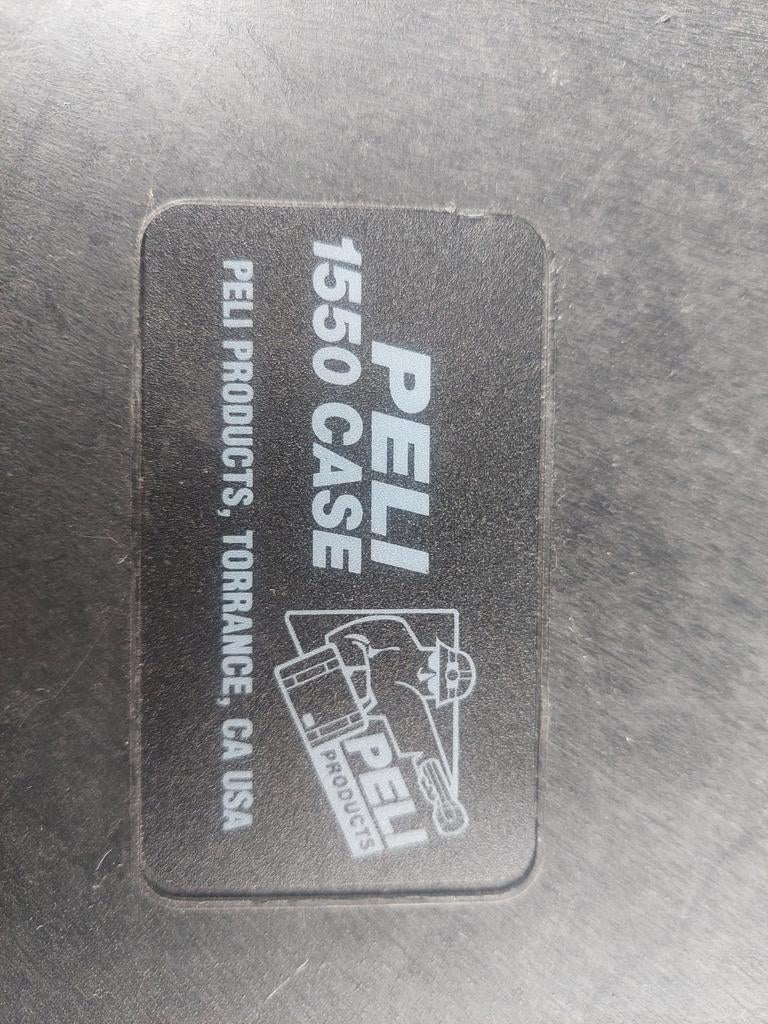 Peli Case 1550 - Robuuste en waterdichte koffer, Gebruikt, 50 tot 60 cm, Hard kunststof, Ophalen of Verzenden