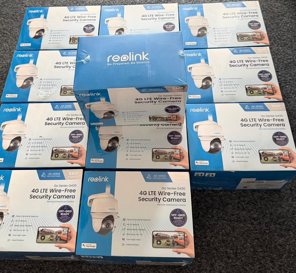 €80,- per stuk of als set te koop 12 x beveiligingscamera, Audio, Tv en Foto, Videobewaking, Ophalen of Verzenden, Nieuw, Buitencamera