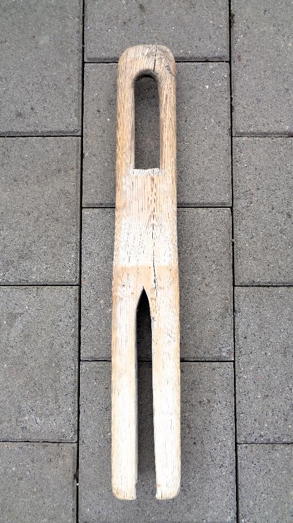 Antiek houten wasstamper - circa 100 jaar oud -, Ophalen