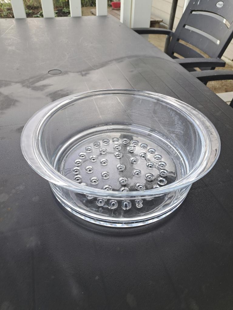 Glazen Stoomschaal, Ophalen, Zo goed als nieuw