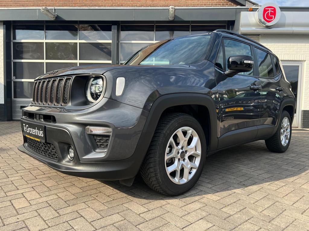 Jeep Renegade Limited Longitude Automaat 1.5T e-Hybrid, Stof, Gebruikt, Zwart, Bedrijf