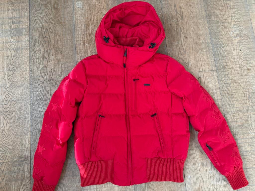 Airforce skijas rood L, Ophalen of Verzenden, Zo goed als nieuw, Maat 42/44 (L), Jack