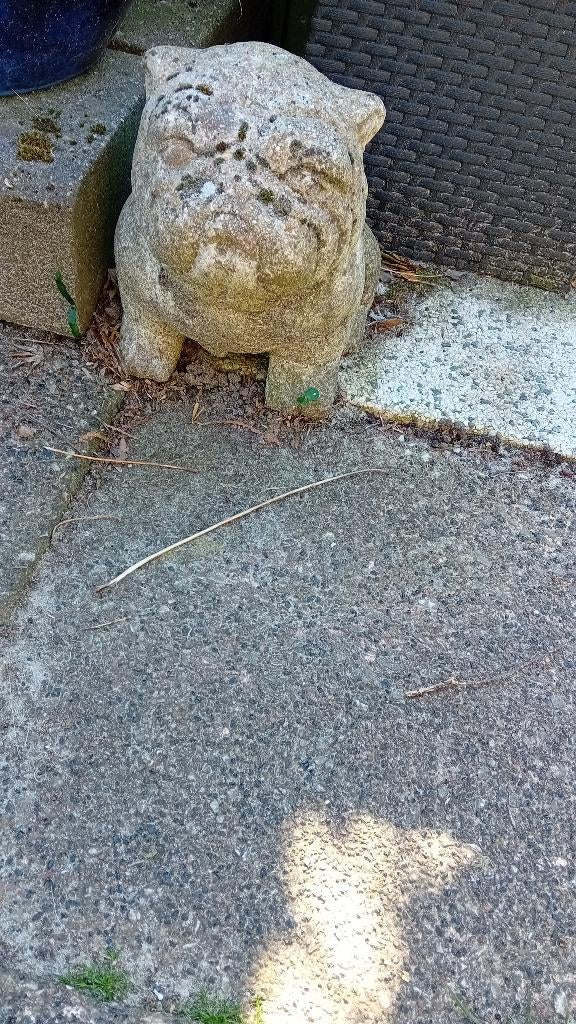 Betonnen Franse Bull, Ophalen, Gebruikt, Beton, Dierenbeeld