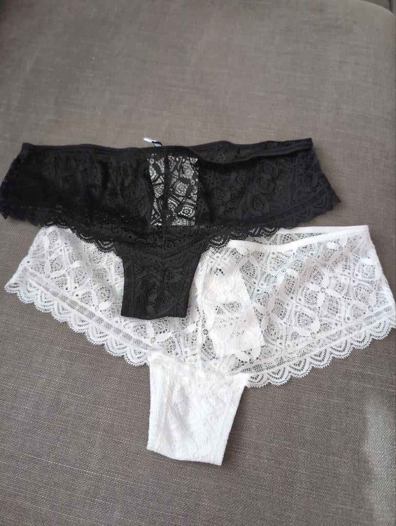 Livera Brazilian slip wit en zwart nieuw M, Ophalen of Verzenden, Wit, Slip