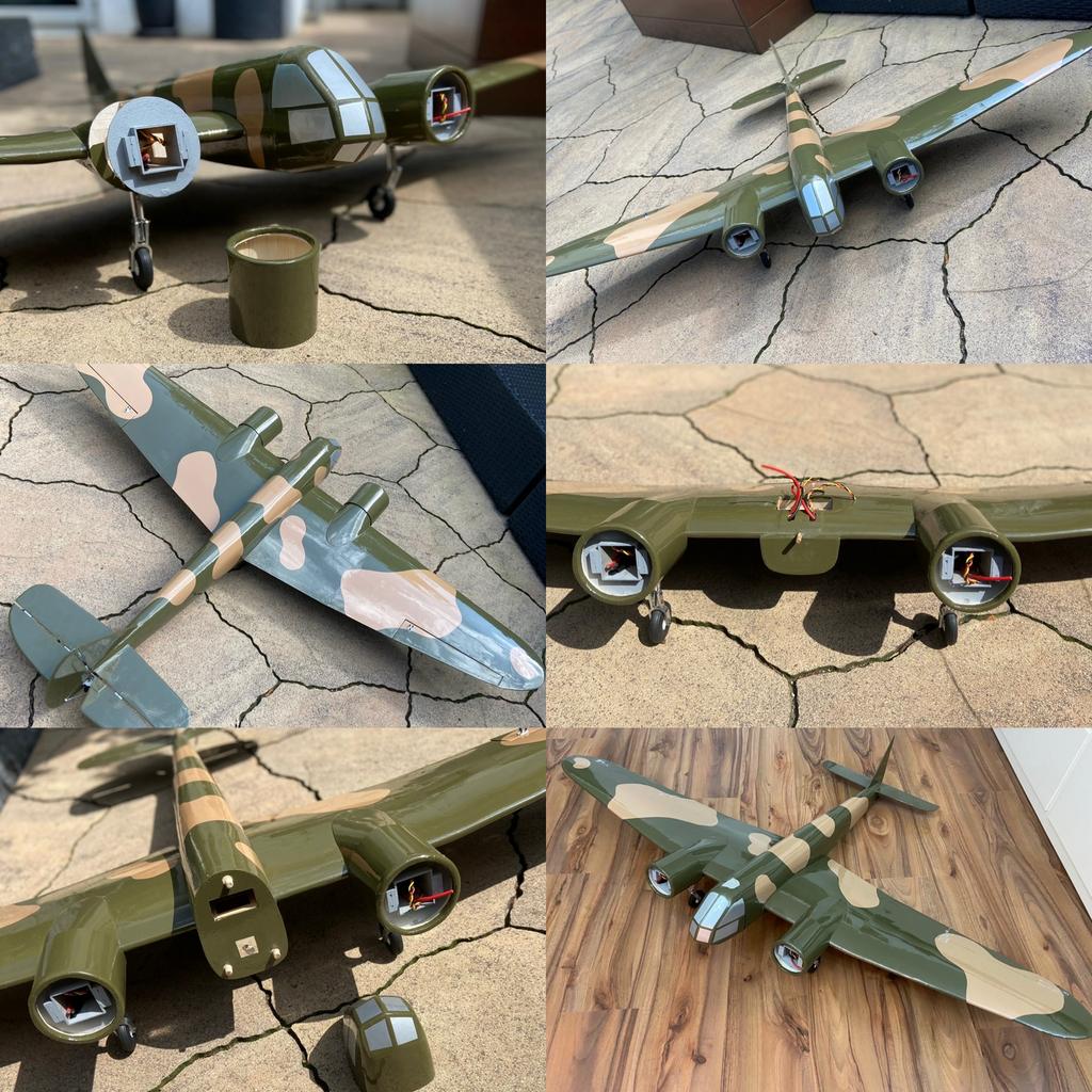 Zeldzaam!! Balsacraft Bristol Blenheim RC vliegtuig, Hobby en Vrije tijd, Modelbouw | Radiografisch | Vliegtuigen, Ophalen, Zo goed als nieuw