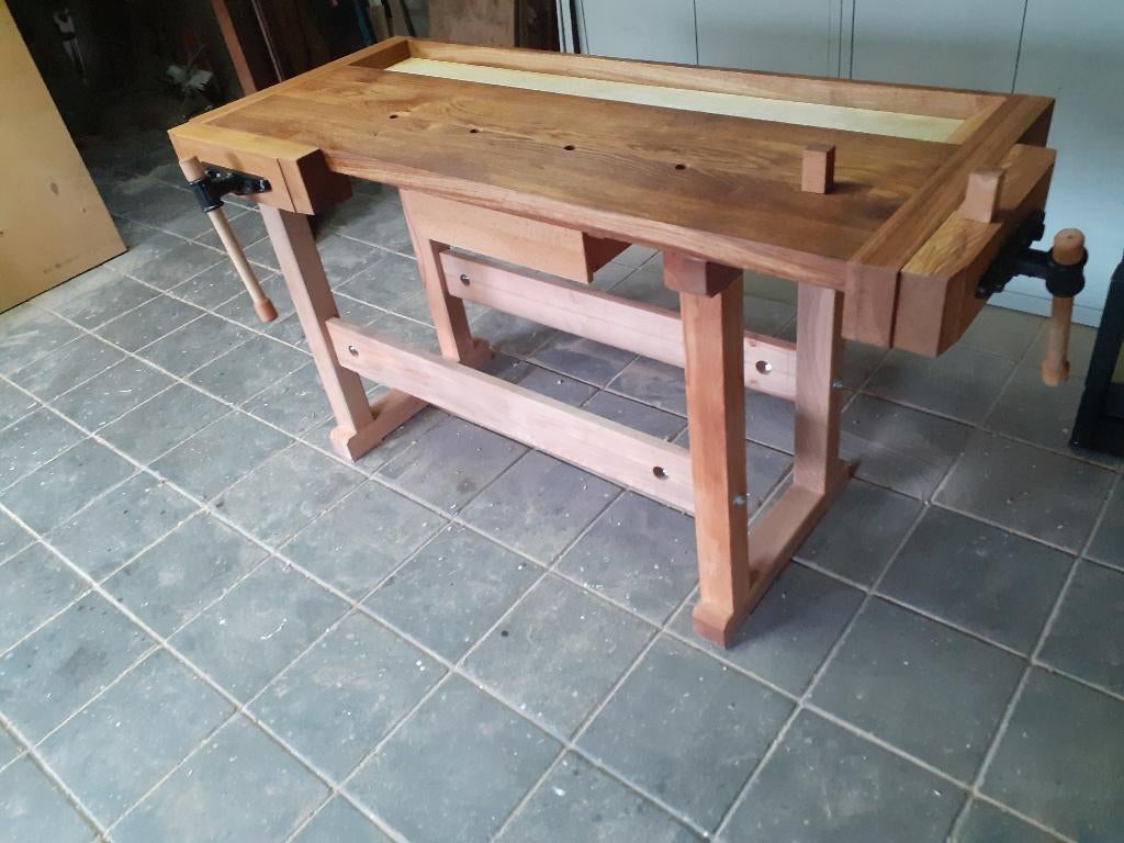 meubelmakers werkbank  , ( nieuw,), Doe-het-zelf en Verbouw, Werkbanken, Ophalen, Nieuw, Bankschroef